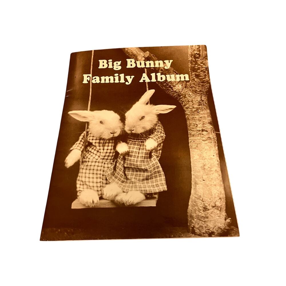 Big Bunny Family‎ Album Vintage Photo Book Harry W. Freese Rabbits